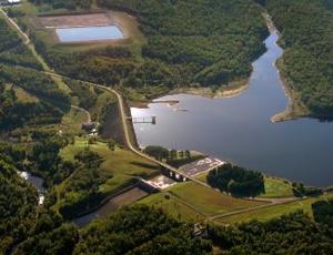 Moncton facility seen in an aerial view from above