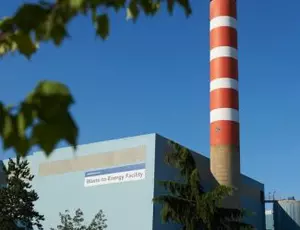 The Metro Vancouver waste-to-energy facility