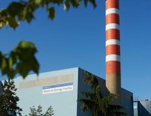 The Metro Vancouver waste-to-energy facility