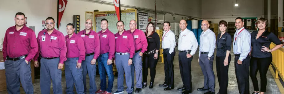 Veolia Puerto Rico's waste management team.