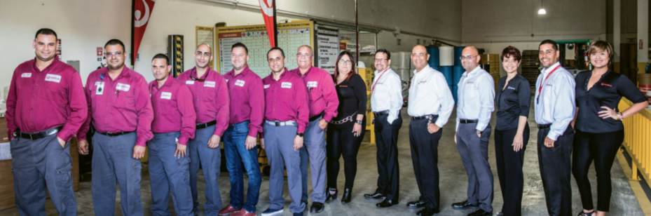 Veolia Puerto Rico's waste management team.