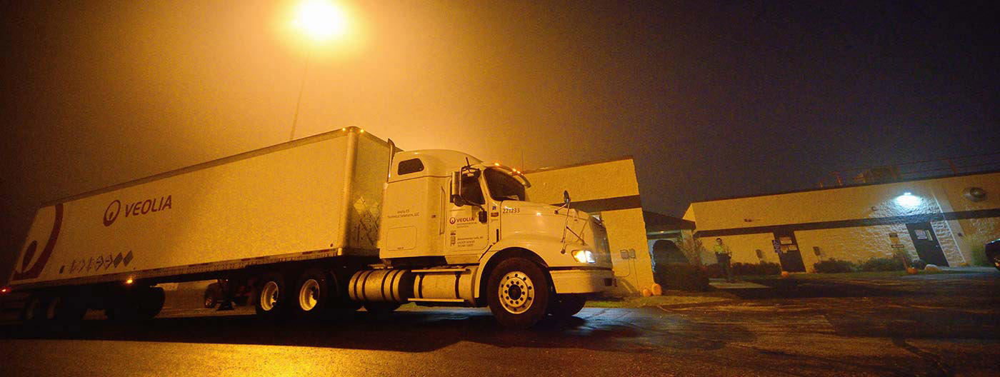 Hazardous waste transportation body